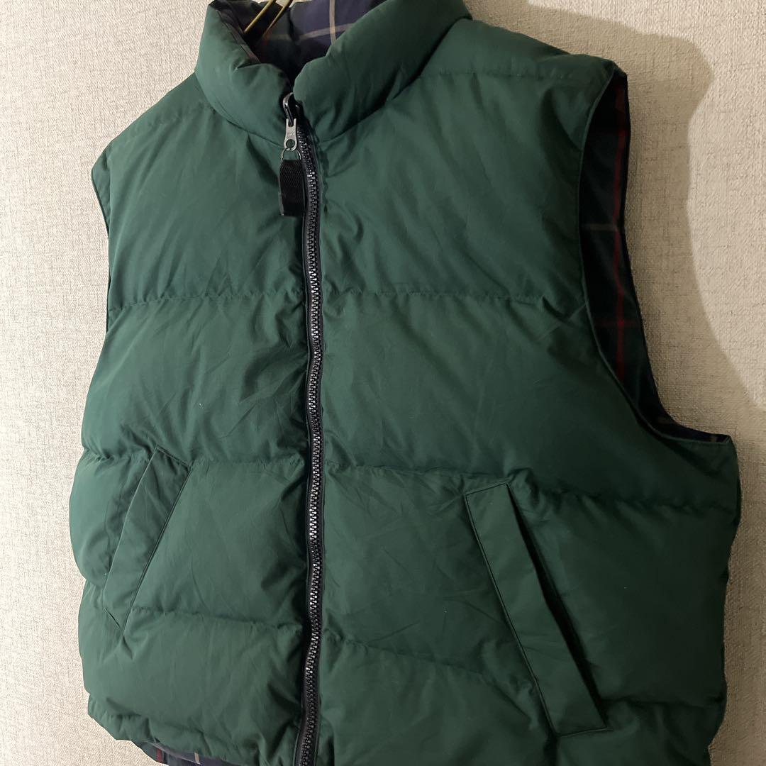 90sEddie Bauer エディーバウアー リバーシブル グースダウンベスト