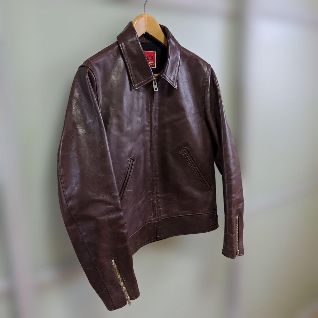 最終価格】RADIALL カウレザー ジャケット　サイズ38