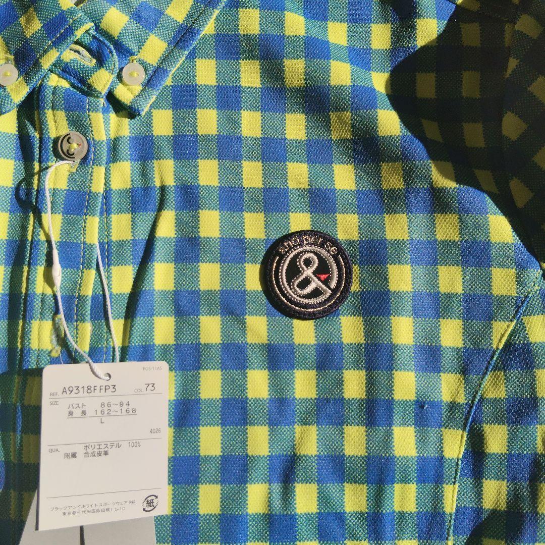 新品　and parse 長袖シャツ 青と黄のチェック