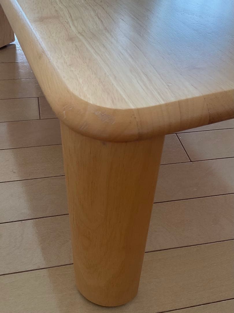 【たのメル便】 ニトリ 折りたたみテーブル 折足式 木製ローテーブル ナチュラル