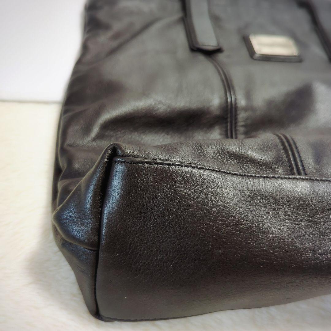 美品　ドルチェ&ガッバーナ　本革レザー　2wayトートバッグ ブラック