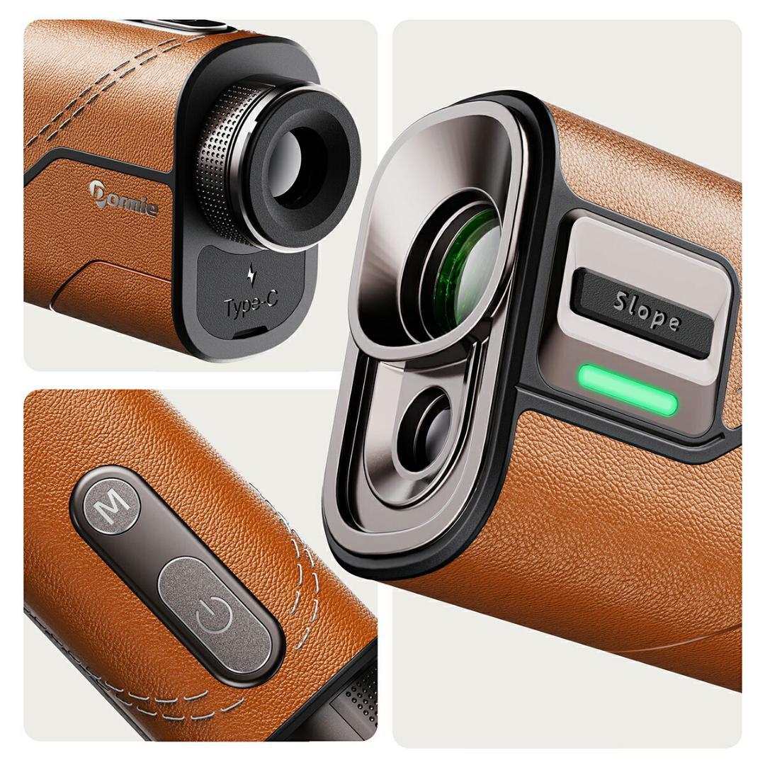 ゴルフ 距離計 T80 レーザー 最速0.02S 最大1000yd ベージュ