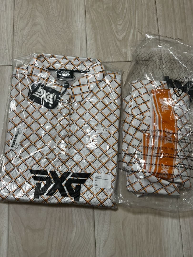 PXG ポロハーレクイン ホワイト 上下 セットアップ