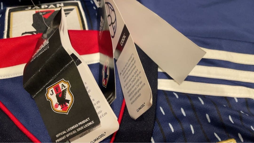 サッカー日本代表adidas2018ホームレプリカユニフォームS/Mサイズ2枚組