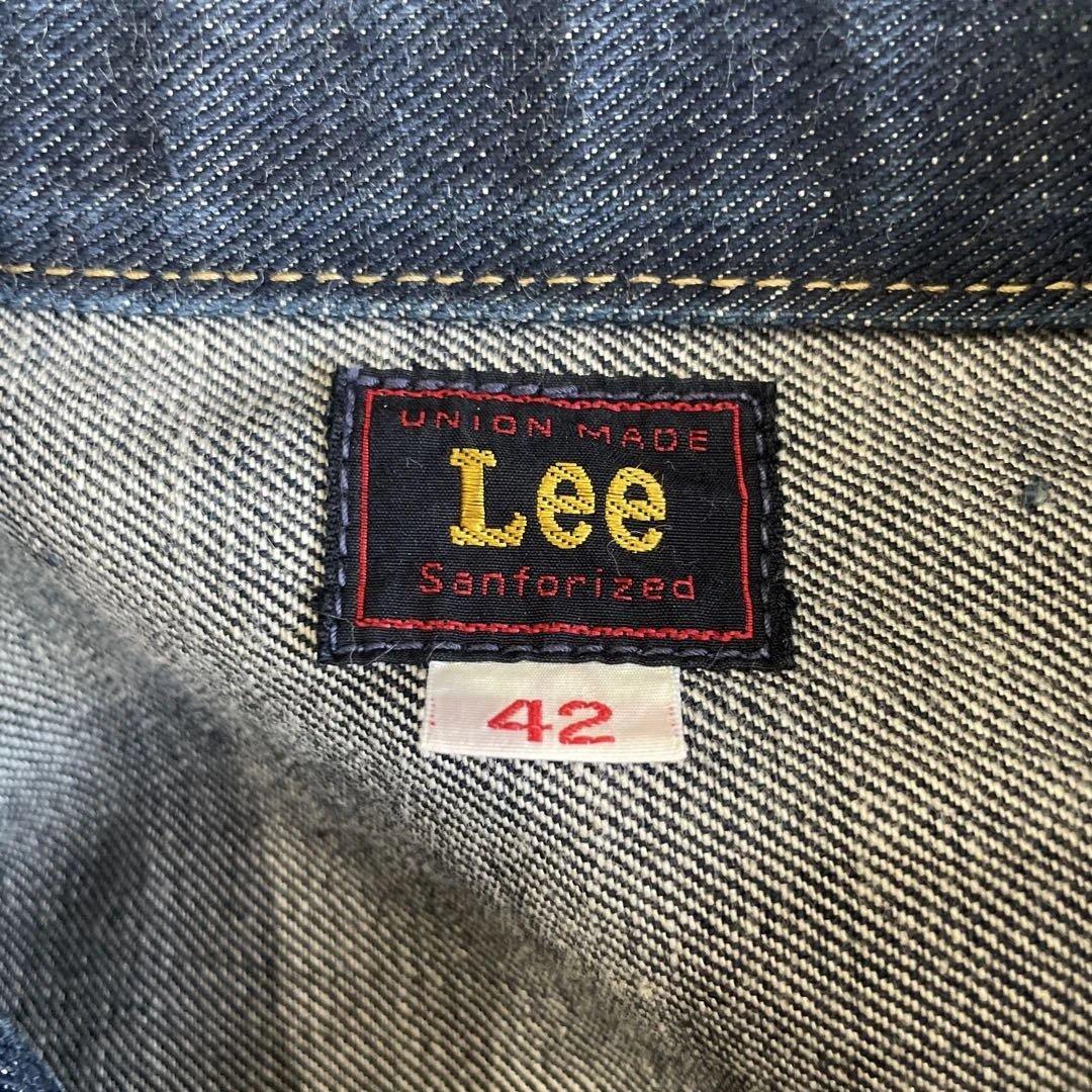 Lee 旧リアルマッコイズ コラボ 40s 復刻 101-J 濃厚 美品 42
