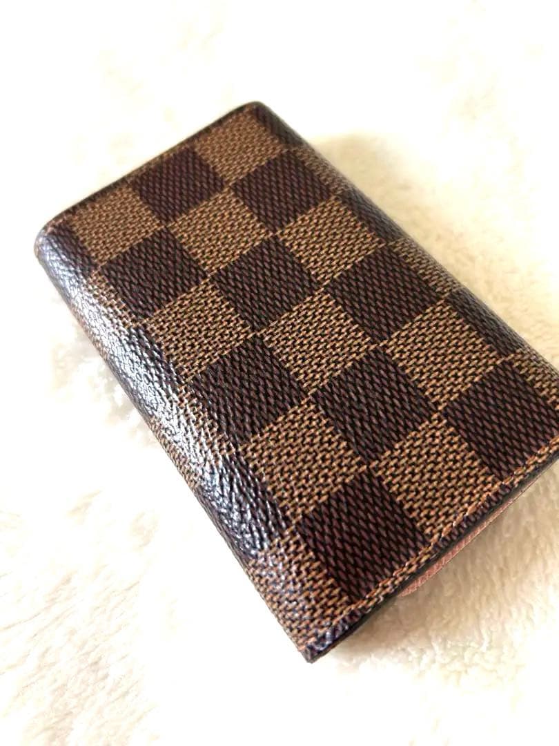 ルイヴィトンキーケース【6連ダミエ×ピンク】