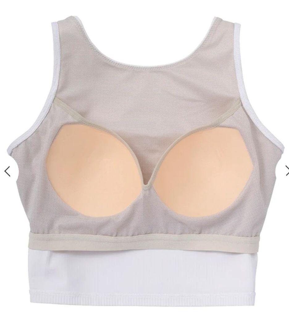 【新品】SUKALAベーシックリブショートタンクトップ LL エスプレッソ