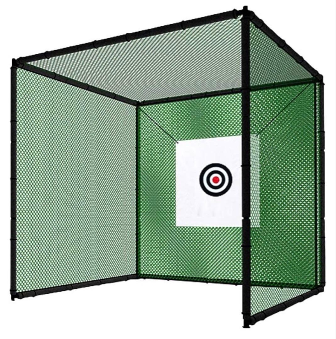 ゴルフ練習用ネットと支柱セット