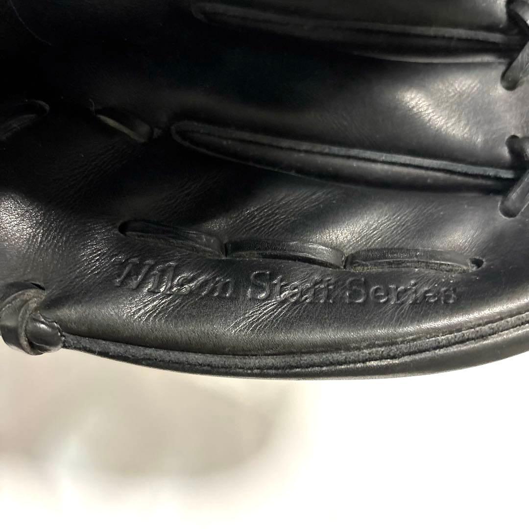 希少 Wilson ウィルソン DFS キップレザー グローブ プロスタッフ 黒