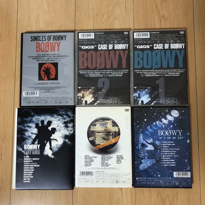 BOφWY DVD 6枚セット