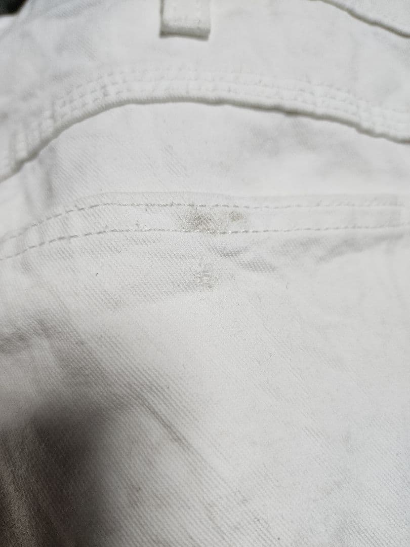 Dickeys 白 ホワイト ペインター 32×30　ディッキーズ　ダブルニー