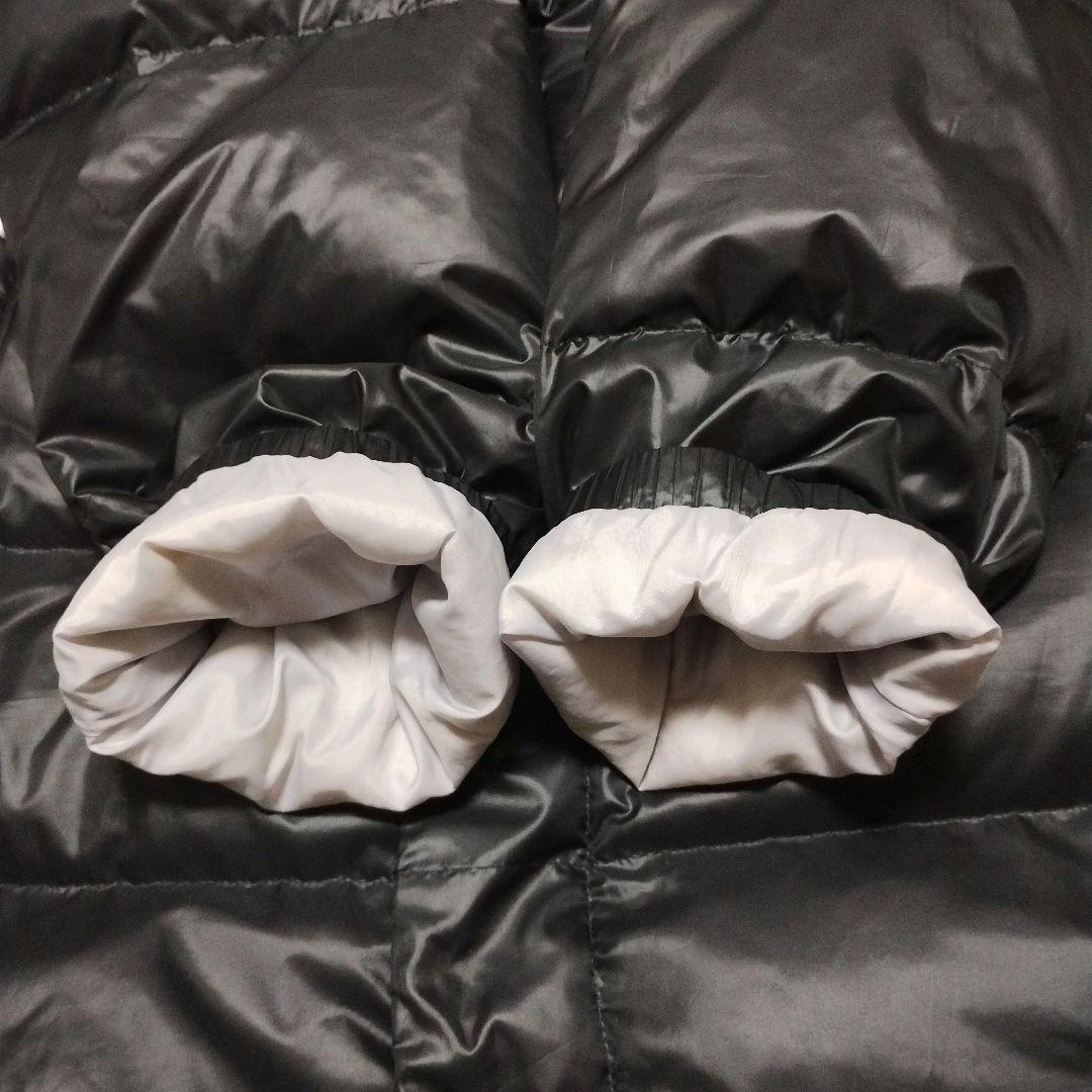 ナイキ 2way フード付き フェザーダウン ベンチコート ロング丈 L 黒