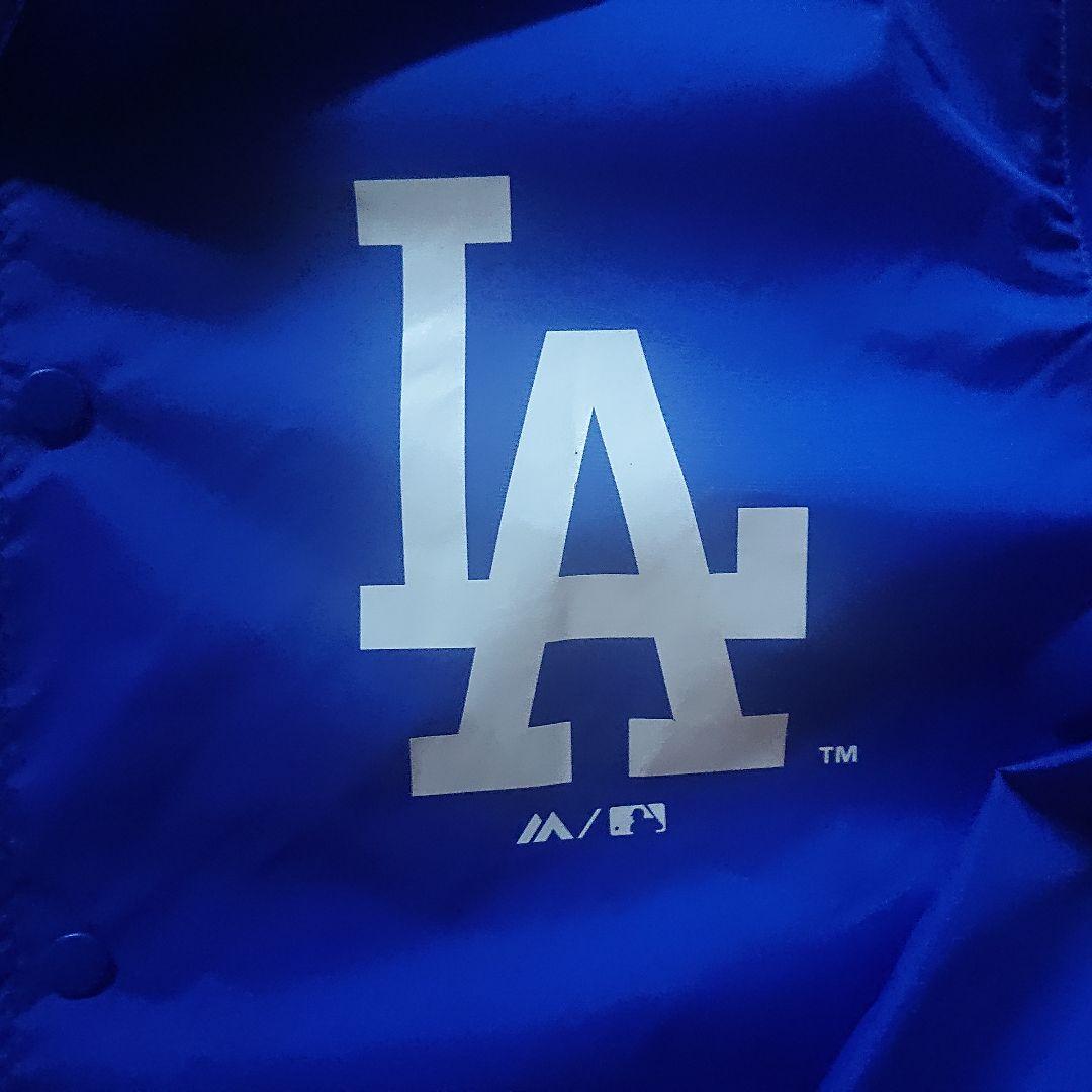 Majestic製 ドジャース エンジェルス ナイロン コーチジャケット M