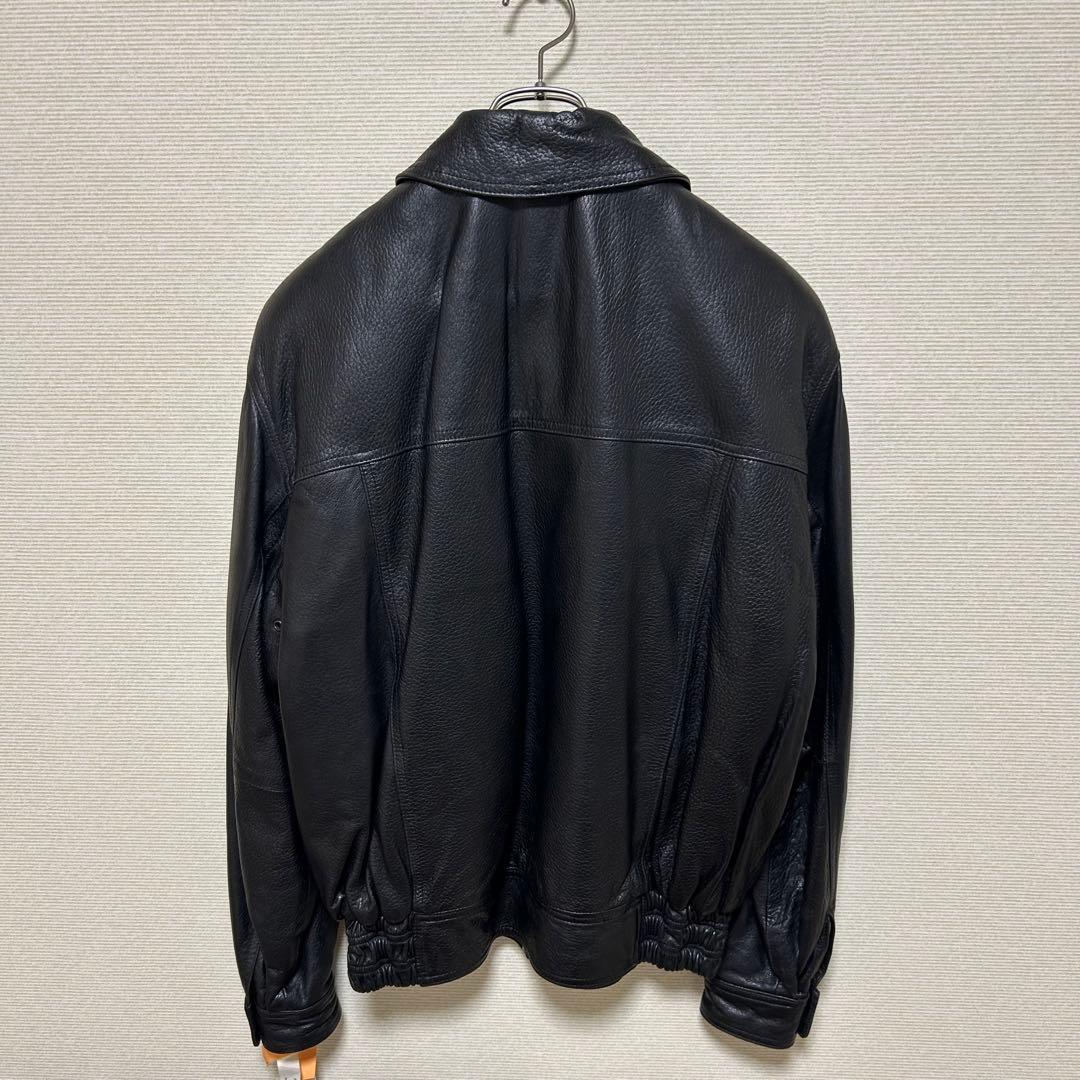 COACH コーチ 本革 レザージャケット ブラック S フルグレインレザー