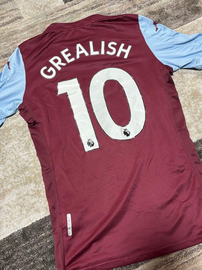 アストンヴィラ　グリーリッシュ/Aston Villa Grealish ユニ