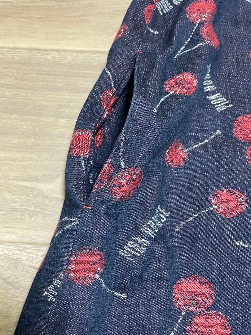 PINKHOUSE さくらんぼ柄 デニムワンピース チェリー柄