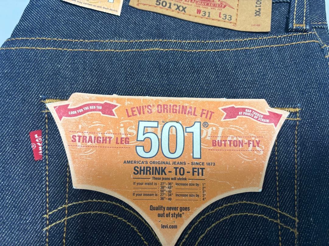 ま*ん様 Levi's 501XX デッドストック W31L33 0050100