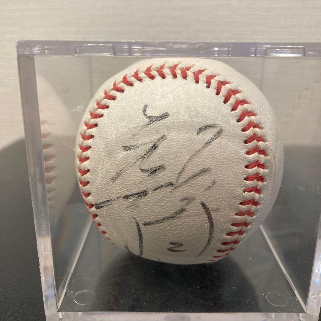 元木大介　直筆サインボール