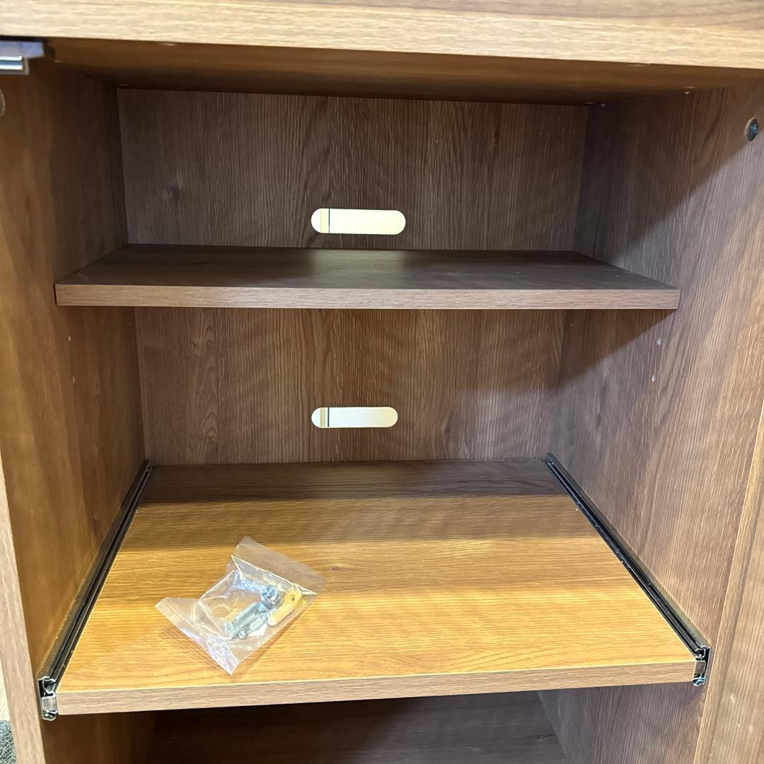 LOWYA ロウヤ 木製 収納棚 チェスト 幅50cm シャビーナチュラル