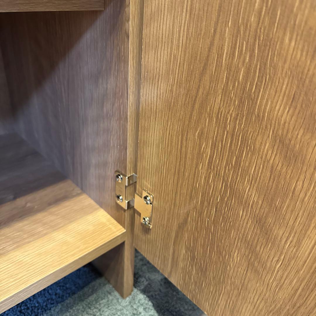 LOWYA ロウヤ 木製 収納棚 チェスト 幅50cm シャビーナチュラル