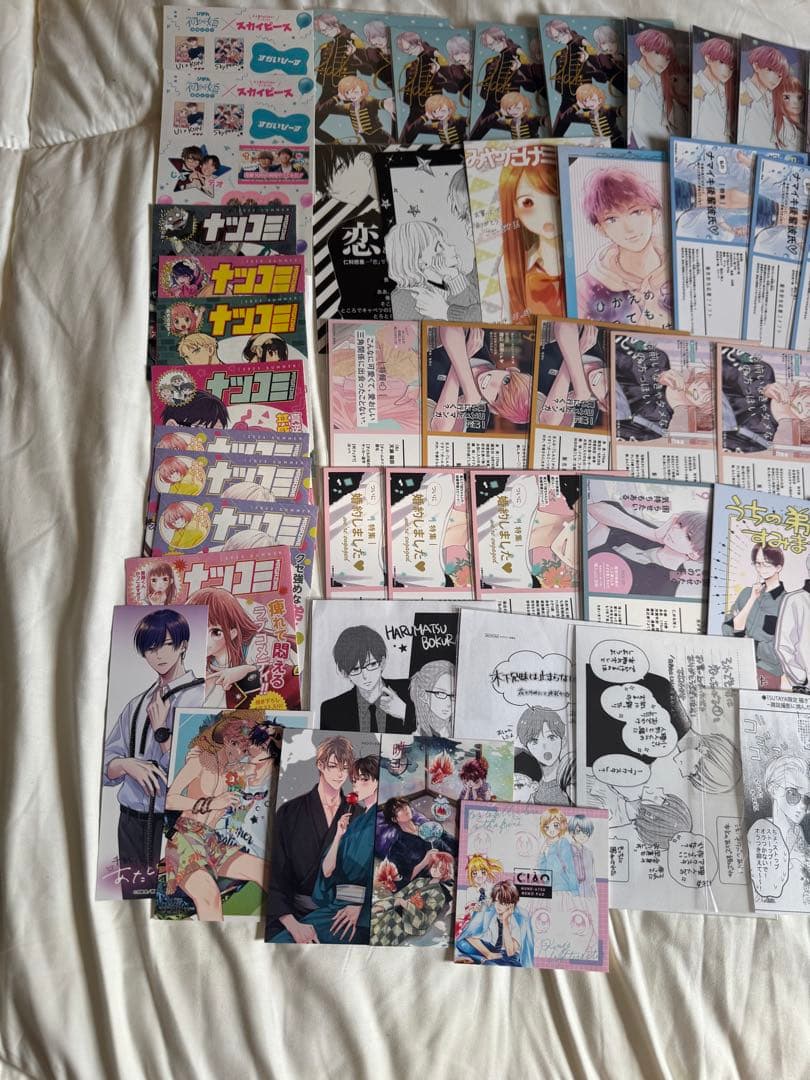 少女漫画 特典 まとめ売り 少女漫画 ペーパー類 50点以上