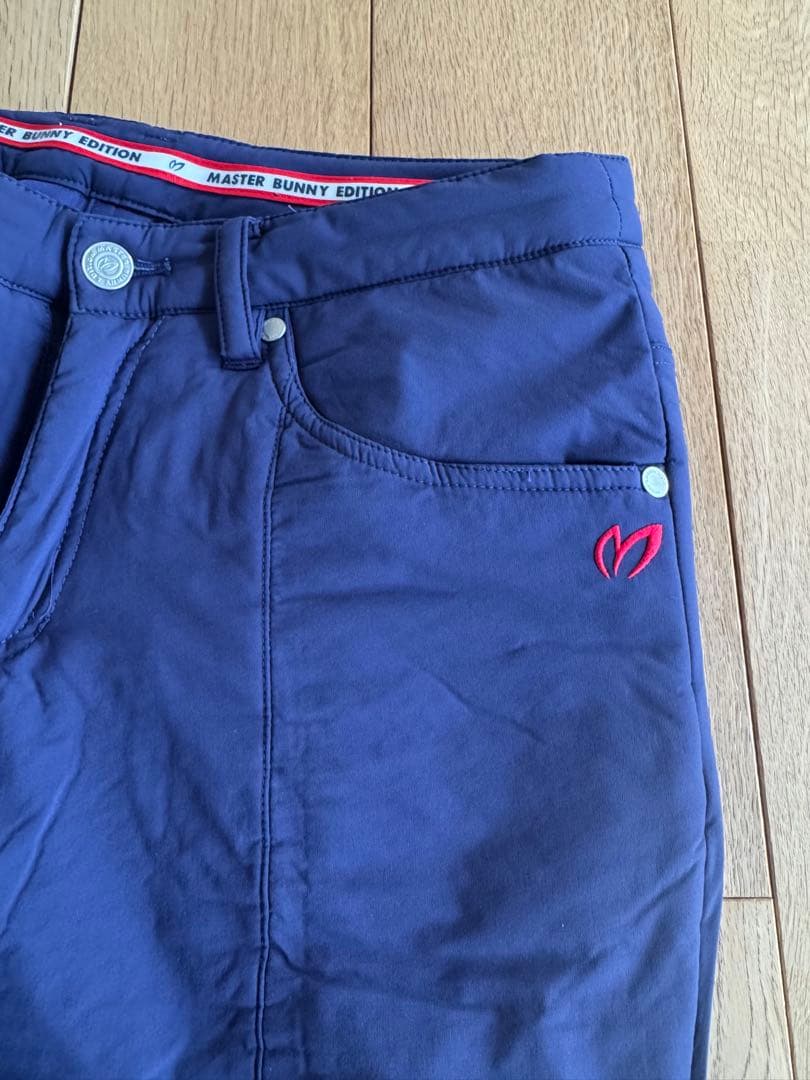 MASTER BUNNY EDITION ネイビー 中綿パンツ