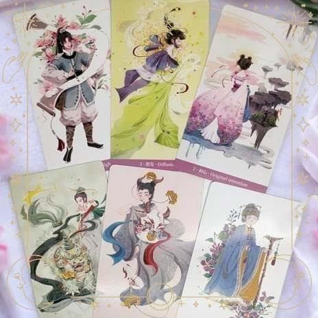 【正規品オラクルカード】ピンクエッジ✨古代中国からインスピレーションを得るデッキ