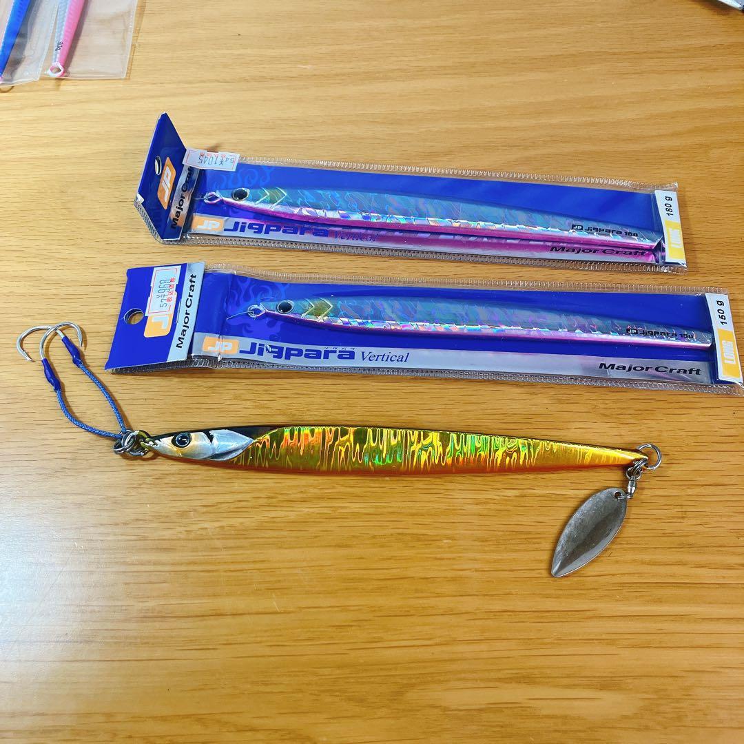 ジグパラ180g 3本含む メタルジグ10個セット ジギング