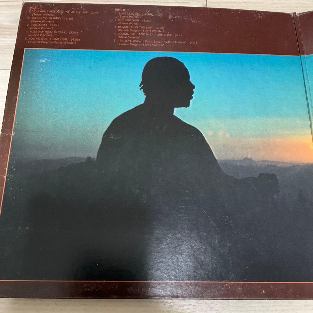 Stevie Wonder Talking Book スティービーワンダー　米盤