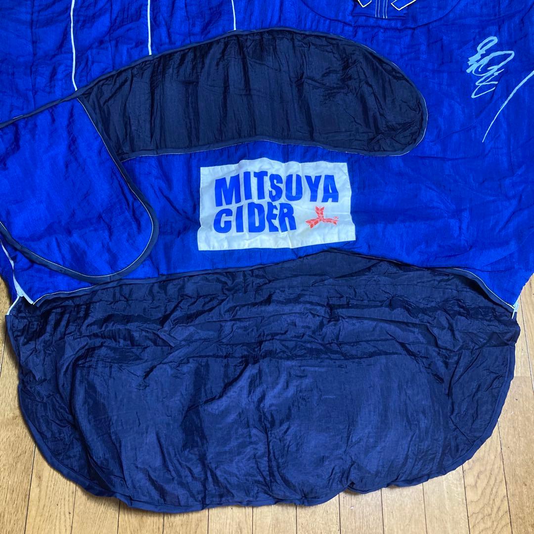 非売品　アサヒビール　MITSUYA CIDER グローブ型シュラフ 収納袋付き