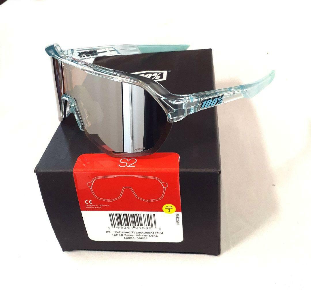 100% S2 クリアミント ワンハンドレッド サングラス