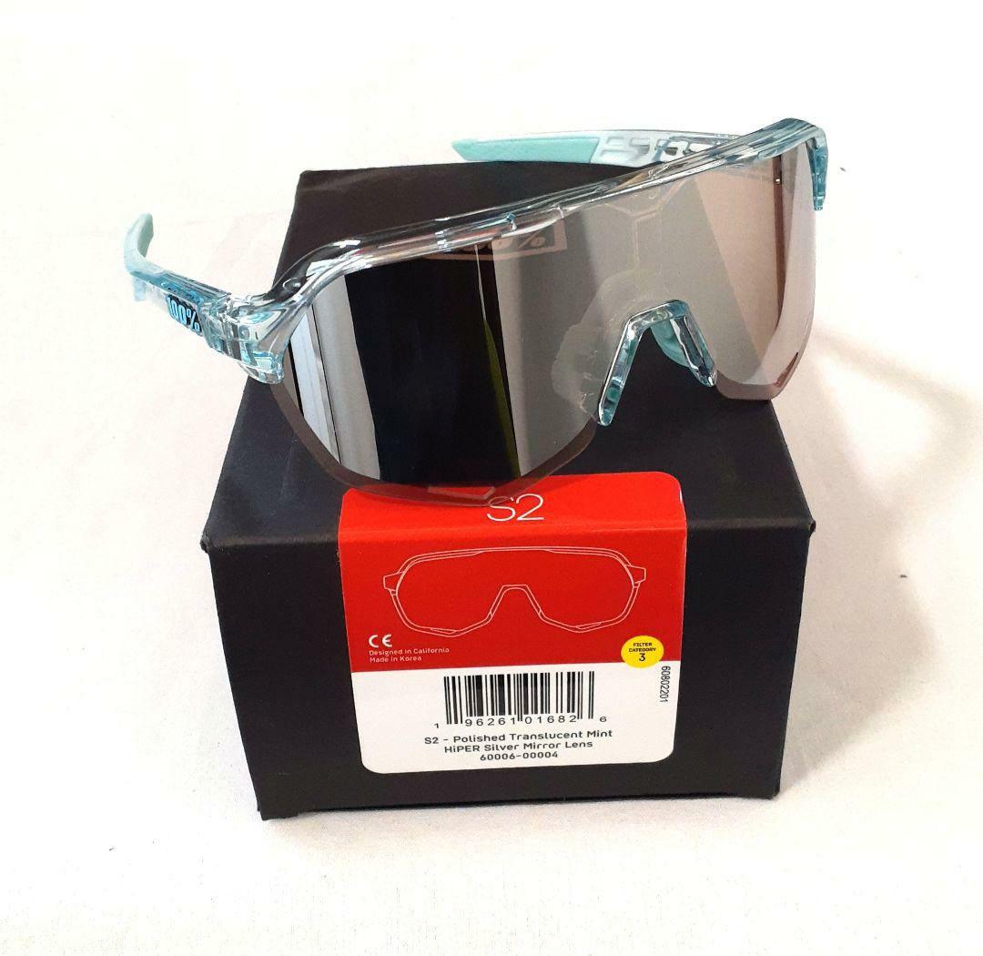 100% S2 クリアミント ワンハンドレッド サングラス