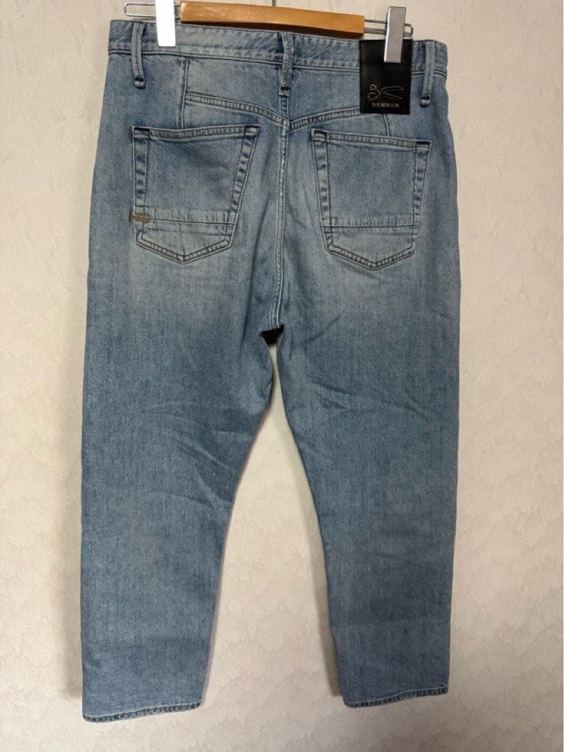 DENHAM デンハム ジーンズ CROP リペア加工 パッチワーク W30