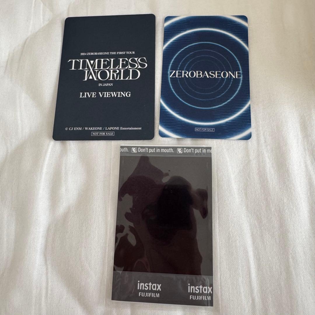 ゼベワン ジウン 横浜 会場限定トレカ ライブビューイング スペシャルチェキ