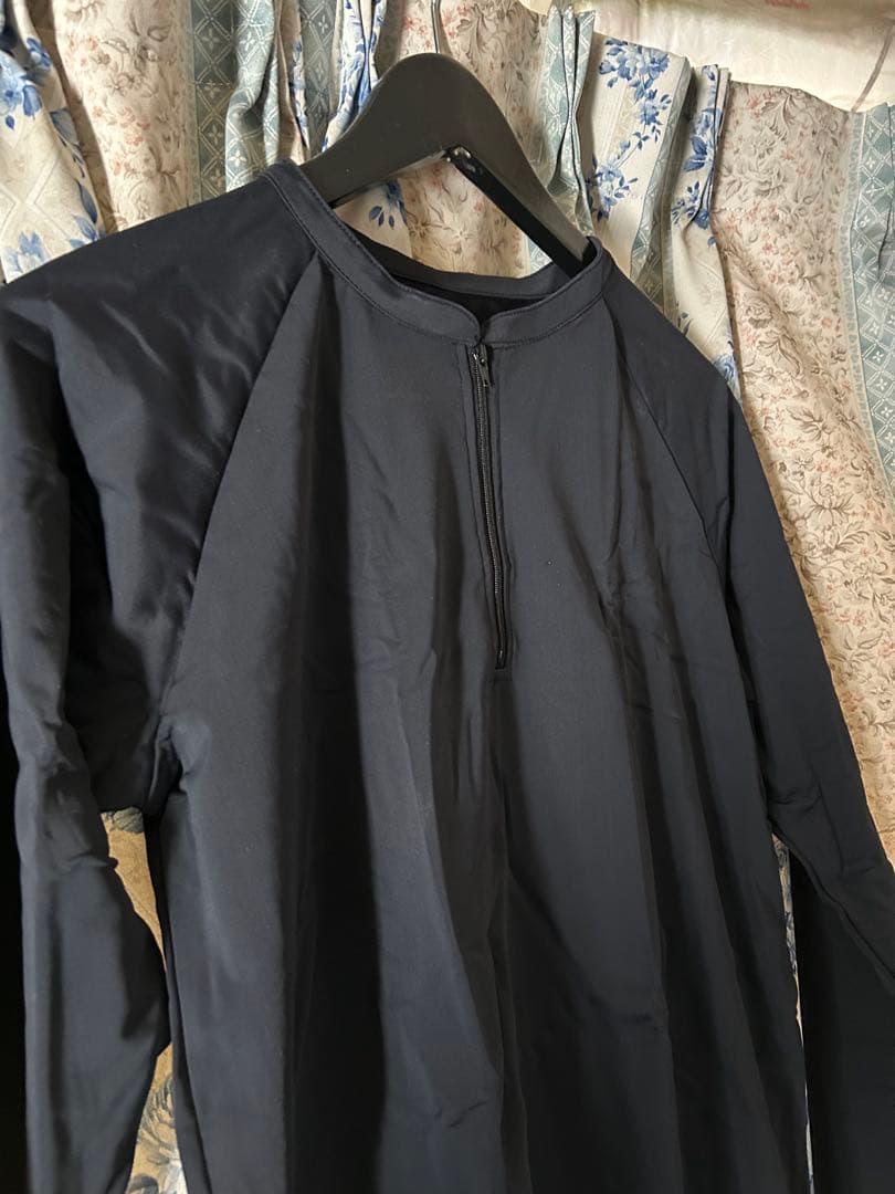 がまかつ　サポートストレッチアンダージップシャツ　ブラックMサイズGM-3164