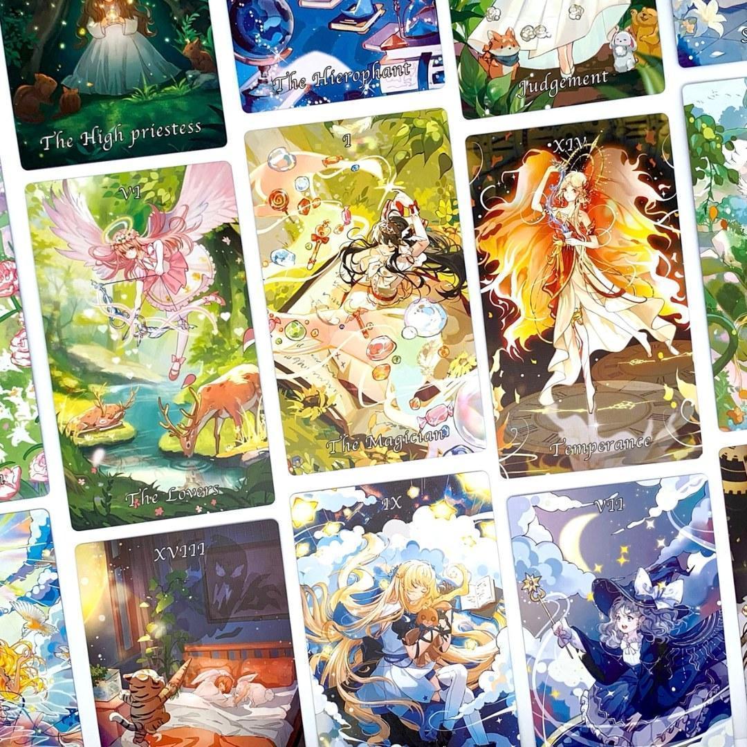 【正規品タロットカード】超キュートなアニメアート調デッキ✨豪華コレクターver