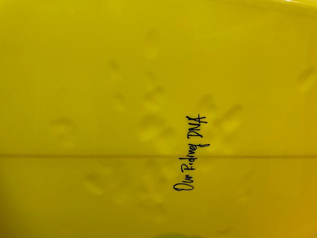 イエローサーフロングボード　THREE WEATHER