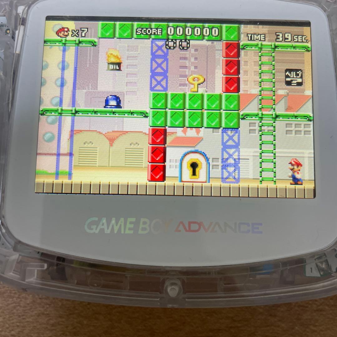 GBA ゲームボーイアドバンス IPS液晶 カスタム ミラークリア