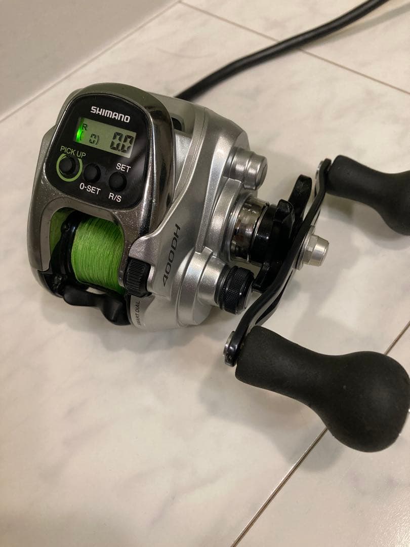 【動作確認済み】フォースマスター400 DH 電動リール　船タチウオ