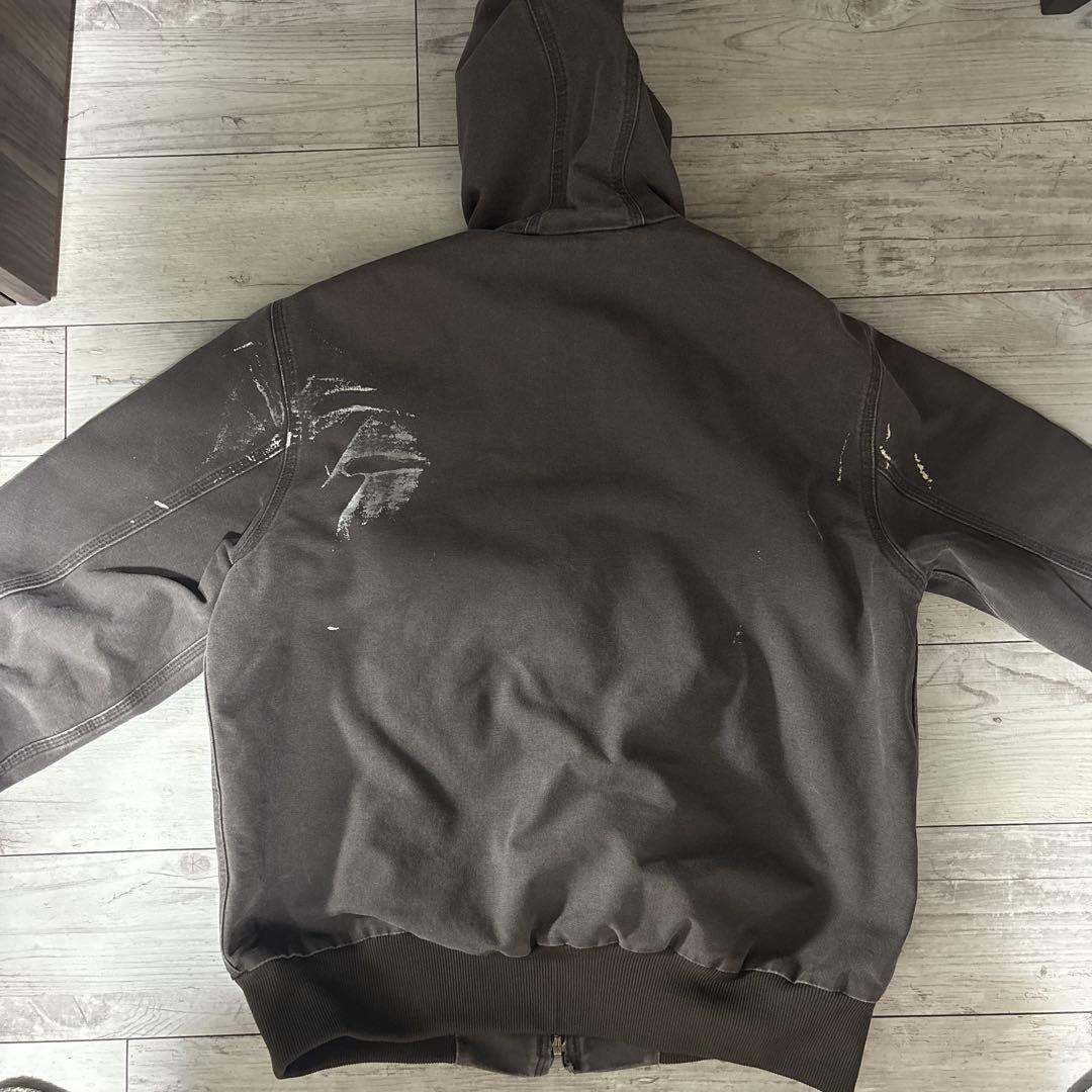 Carhartt 00sアクティブジャケット ダークブラウン革タグ