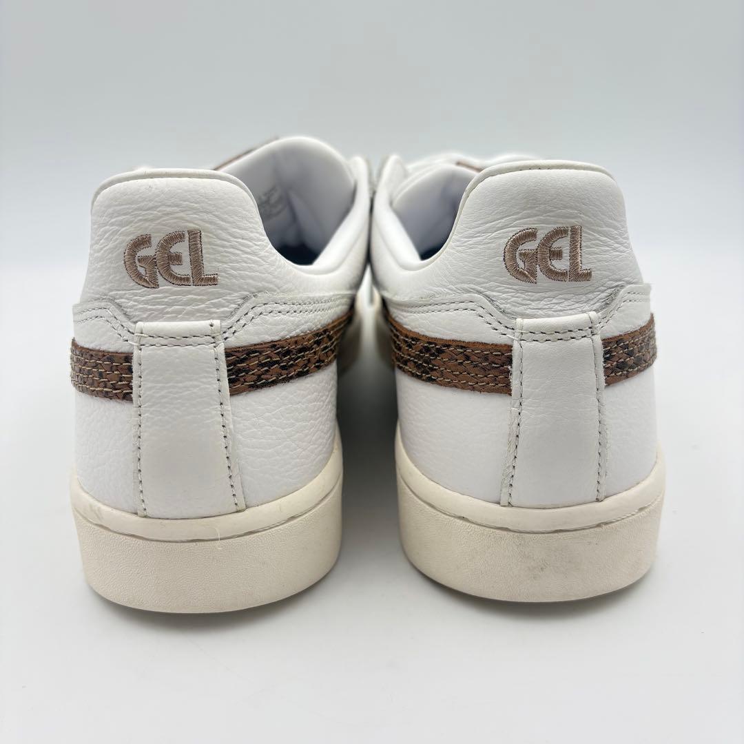 アシックス ゲル ポイントゲッター パイソン レザー スニーカー 27.5cm