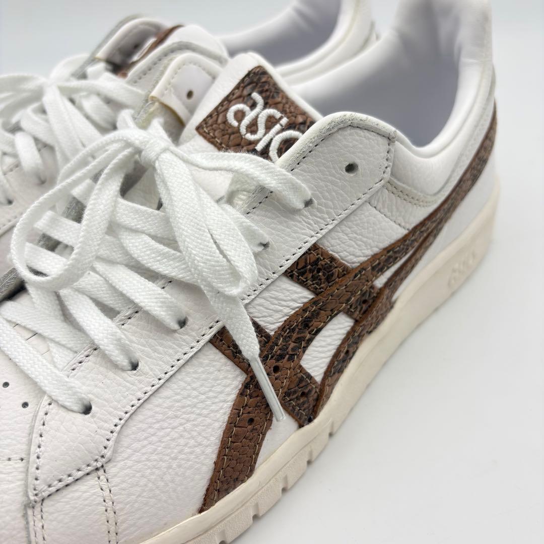 アシックス ゲル ポイントゲッター パイソン レザー スニーカー 27.5cm