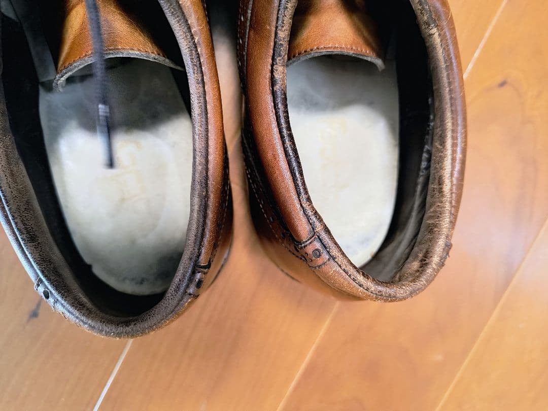 FOOTJOY フットジョイ　ウィングチップ ゴルフシューズ ブラウン　25.5