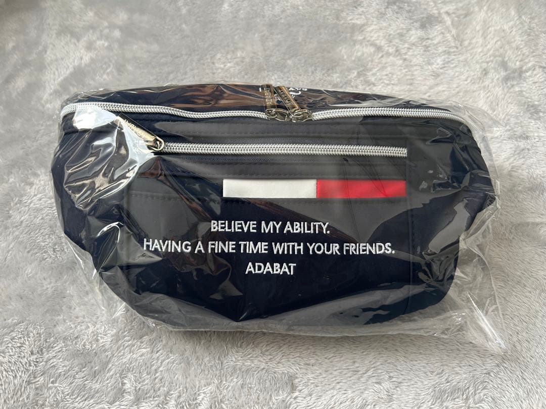 【新品未使用】アダバット メンズ トリコロール ボディ、カートバッグ ネイビー