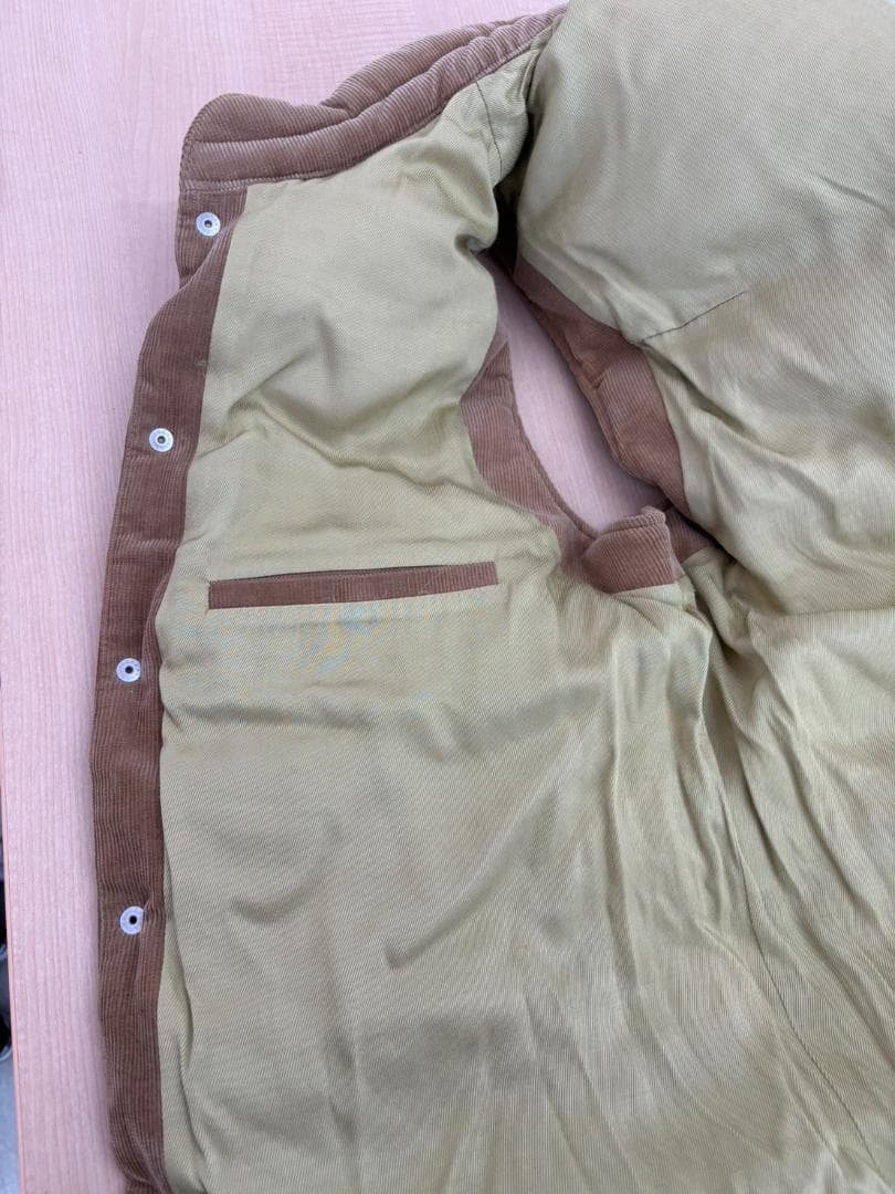 THE FLAT HERD フラットヘッド コーディロイ&本革ベスト Lサイズ