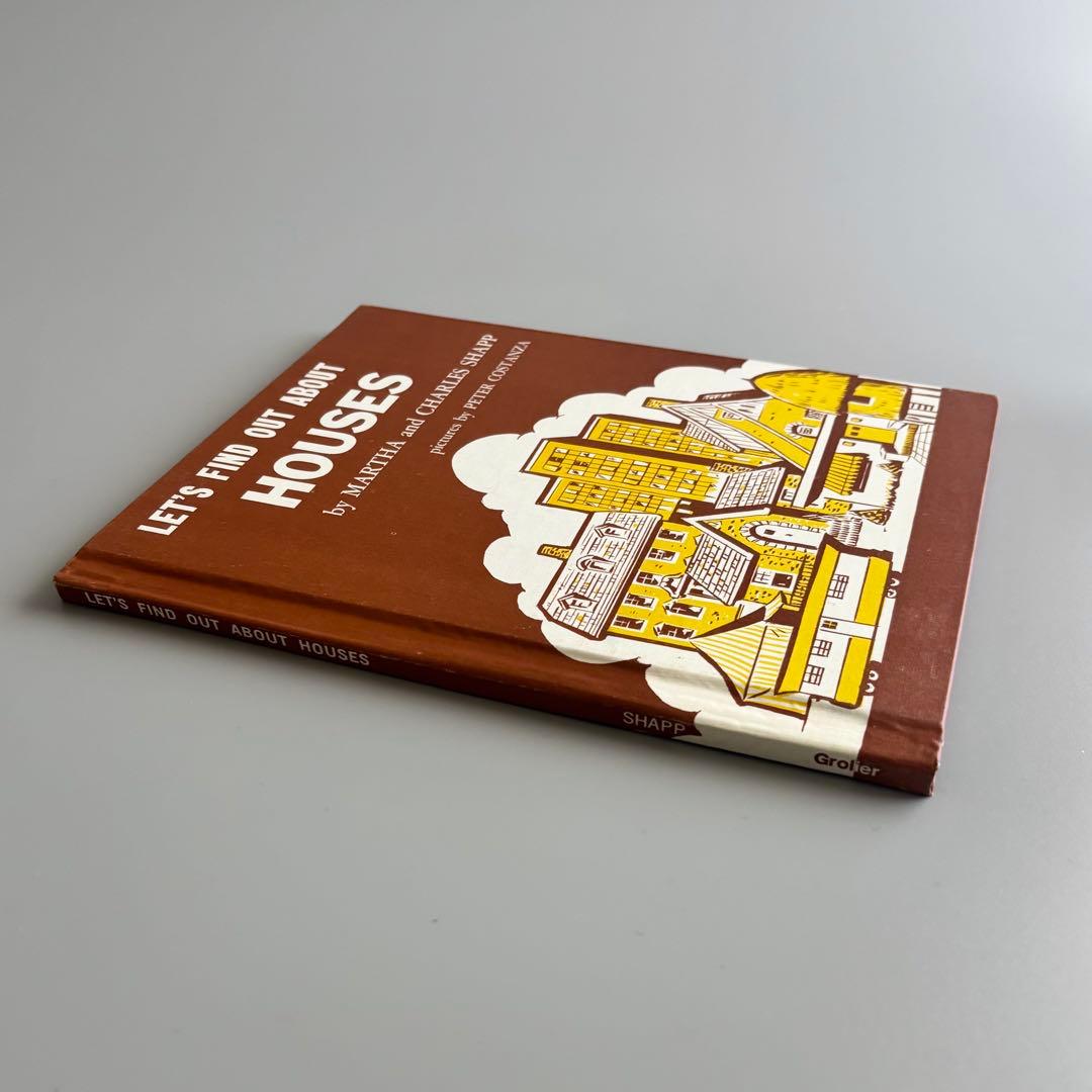 アメリカ　LET’S FIND OUT ABOUT HOUSESヴィンテージ絵本