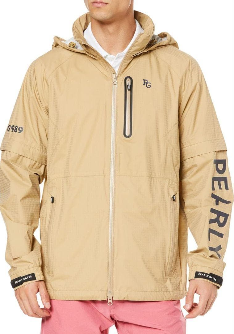 最終値⚠️新品✨半袖になる パーリーゲイツ XL レインジャケット 防水 4WAY