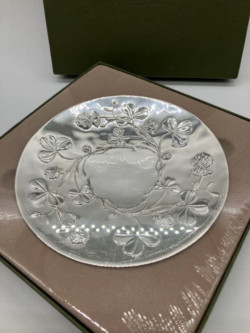 【新品未開封】クリストフル シルバー製 トレフルクローバーボウル