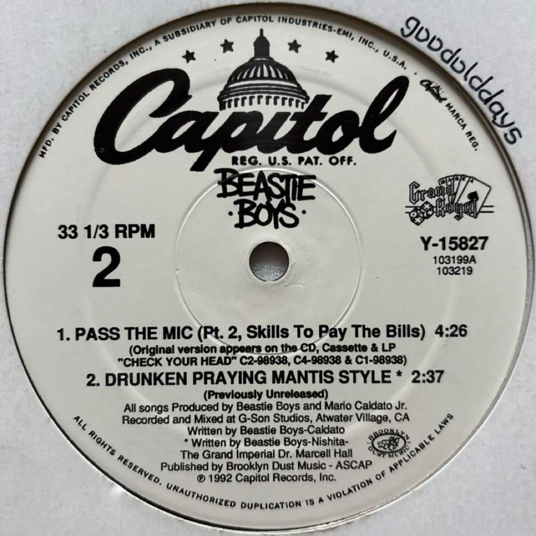 洋楽 Beastie Boys - Pass The Mic