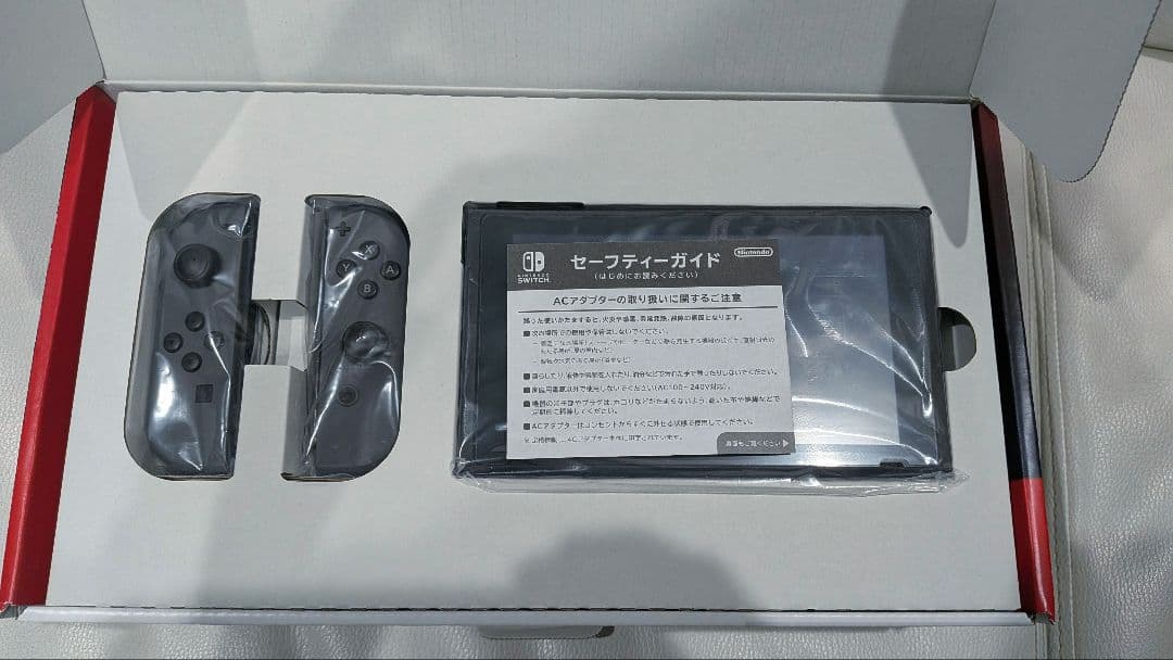 Nintendo Switch 本体 グレー 動作確認済 ケース付き
